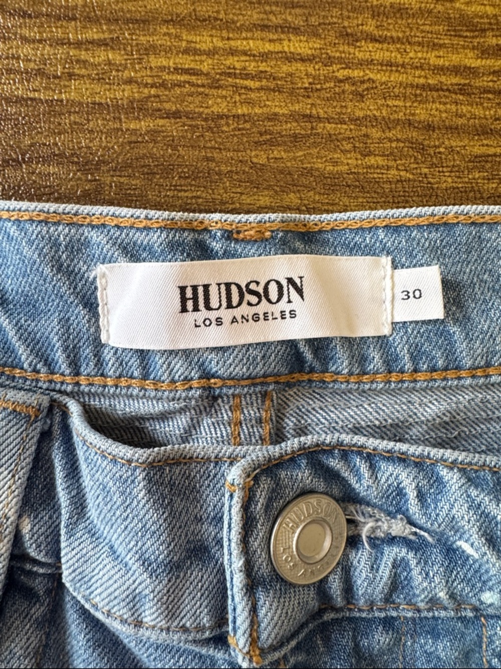 Hudson Jeans Light Blue Denim Shorts - Picture 2 of 9